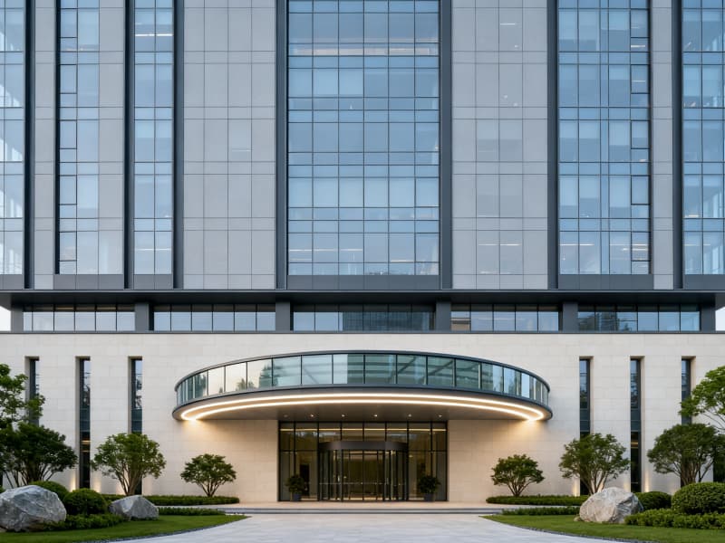 合肥現(xiàn)代商務(wù)風(fēng)8000平辦公樓高效實用設(shè)計方案